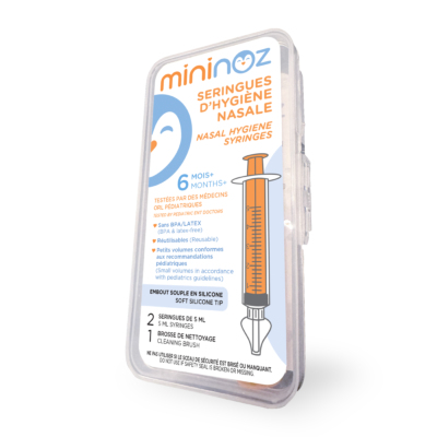 Mininoz - irrigateur nasal bébé avec embout souple